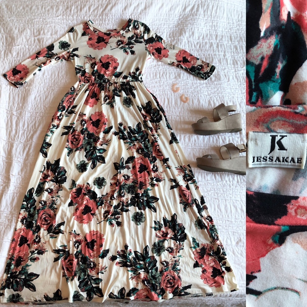 JessaKae ORIGINAL Floral Maxi Dress